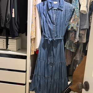 Elan Indigo Midi Dress